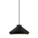 Koma 1 Light 15 inch Satin Black Pendant Ceiling Light