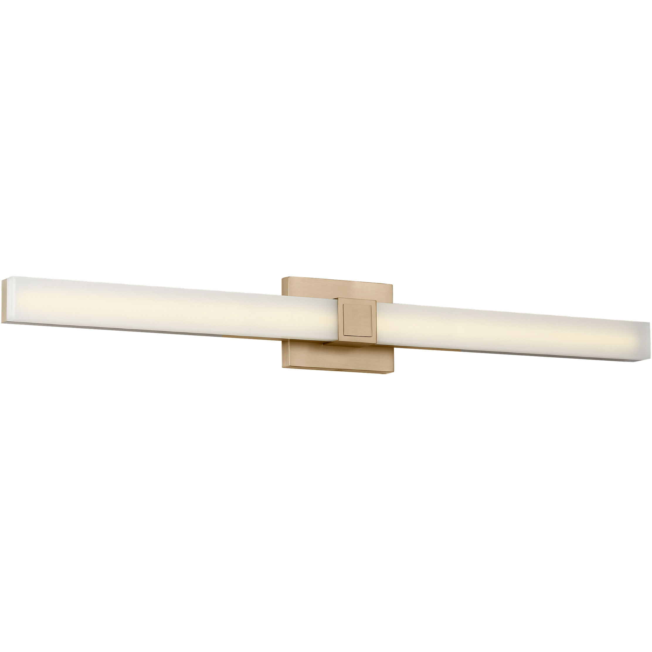 Fentress LED 36 inch Satin Brass Vanity Light Wall Light