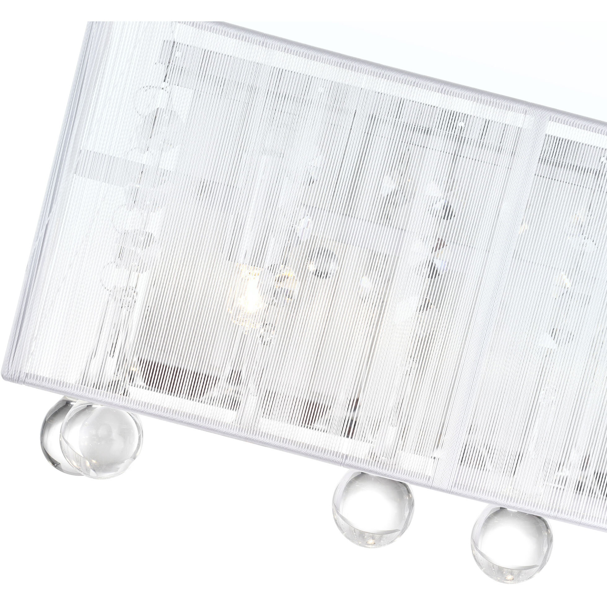 Water Drop 3 Light 18 inch Chrome Vanity Light Wall Light