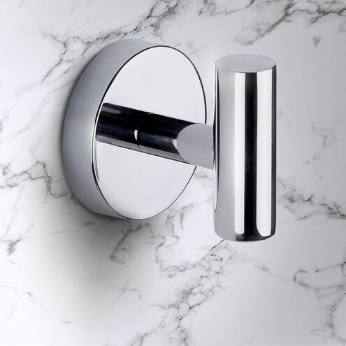 Cain 2.25 inch Chrome Robe Hook