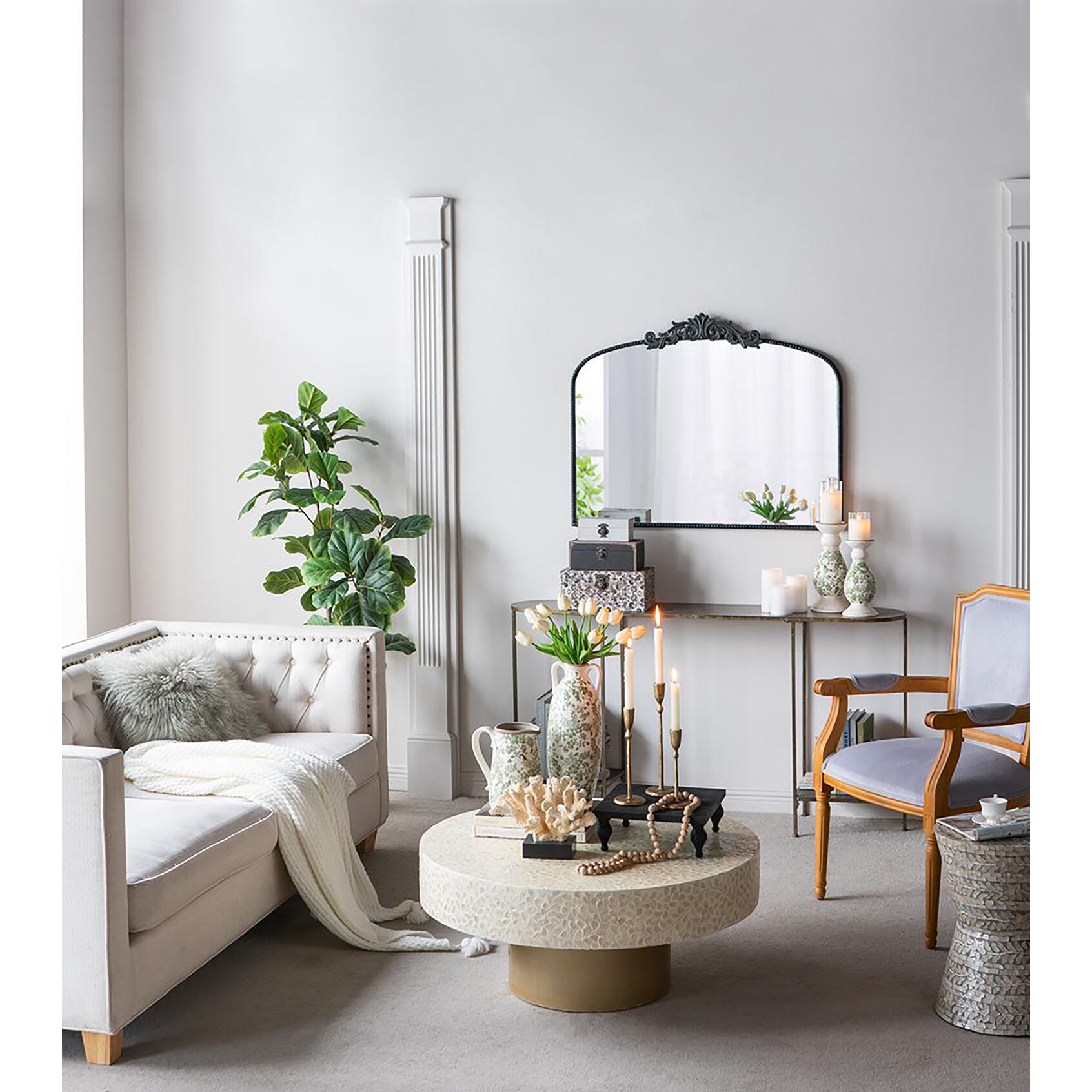 Anita 10 X 4.7 inch Candle Holder