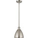 Ballston Dome 1 Light 8 inch Brushed Satin Nickel Pendant Ceiling Light