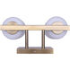 Bram 2 Light 12.5 inch Gold Vanity Fixture Wall Light