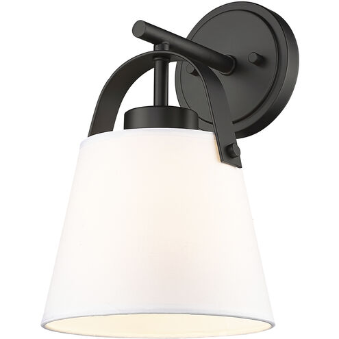 Z-Studio 1 Light 8 inch Matte Black Wall Sconce Wall Light