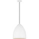 Drew & Jonathan Scott Huron 1 Light 13 inch Matte White Pendant Ceiling Light