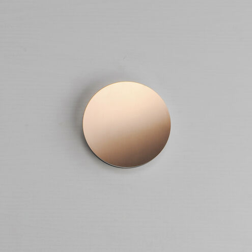 Embosse LED 8 inch Polished Bronze ADA Wall Sconce Wall Light