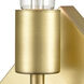 Mia LED 6 inch Satin Brass ADA Sconce Wall Light