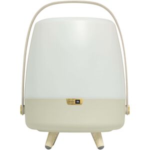 Lite Up Play 15.75 X 11.4 inch Sand Natural Beige Portable Speaker Lamp, Kooduu