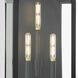 Rossi 3 Light 25 inch Matte Black Outdoor Wall Lantern