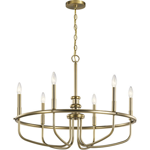 Capitol Hill 6 Light 29 inch Classic Bronze Chandelier 1 Tier Large Ceiling Light, Large