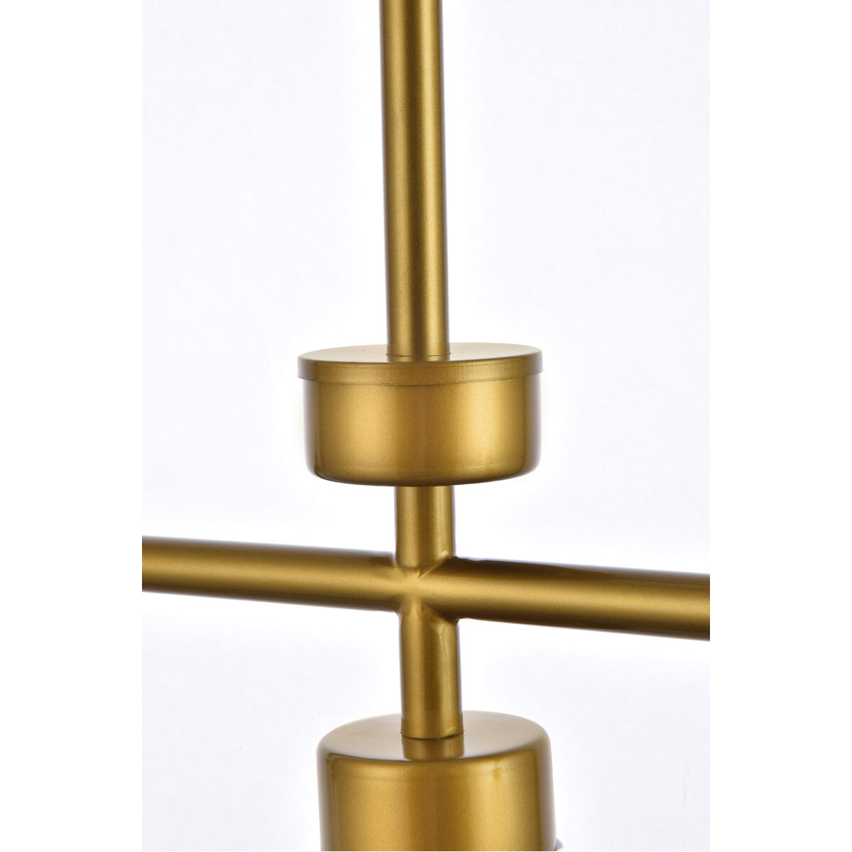 Mera 3 Light 38 inch Brass Linear Pendant Ceiling Light