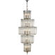 Bevilacqua 18 Light 27 inch Silver Leaf Chandelier Ceiling Light, Large