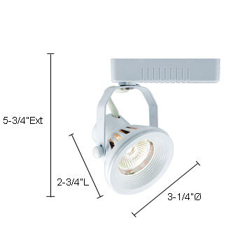 Mini Deco 1 Light 120V Black Track Lighting Ceiling Light