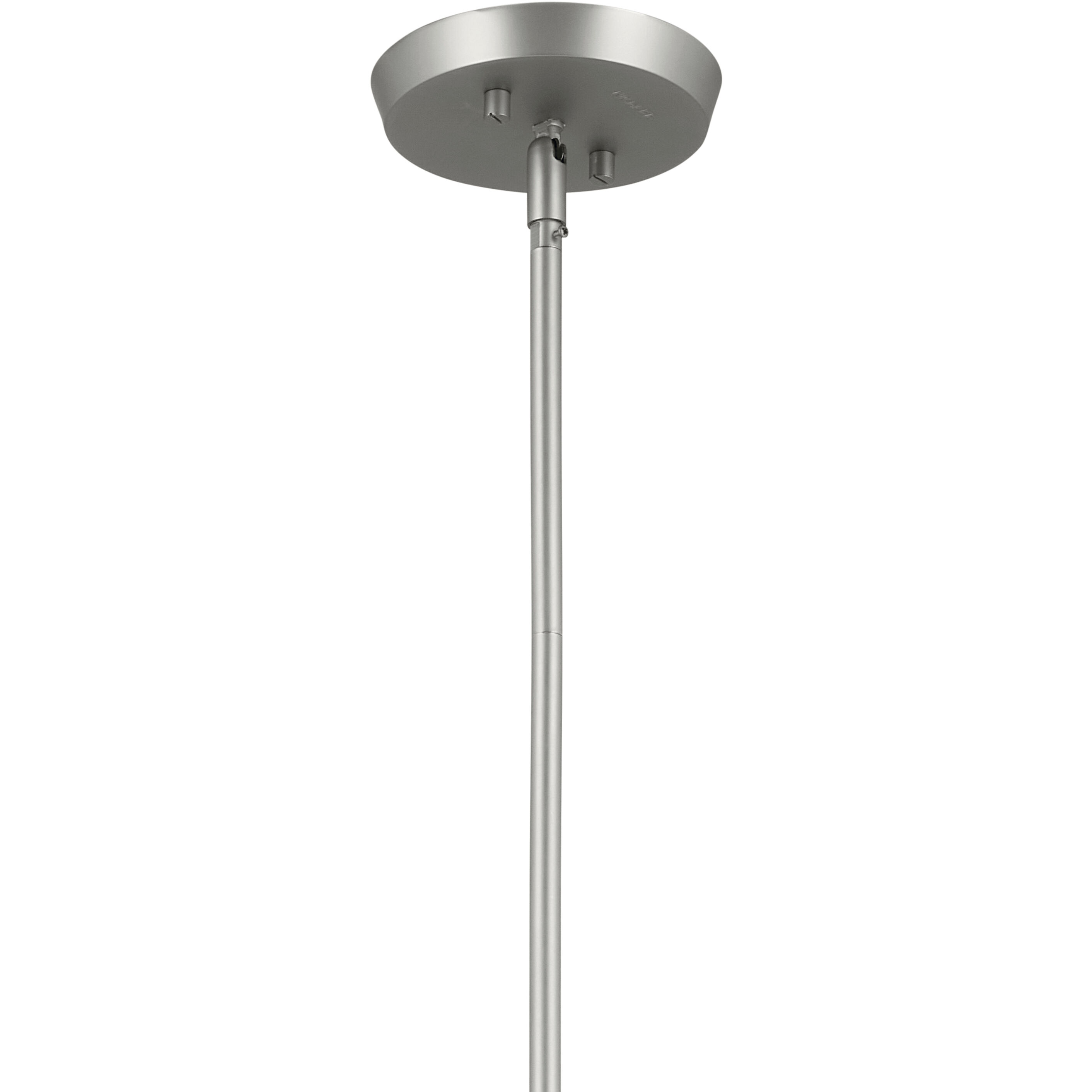 Arcus LED 29.25 inch Satin Nickel with Black Convertible Chandelier Ceiling Light
