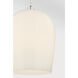 Livingston 1 Light 16 inch Chrome Pendant Ceiling Light