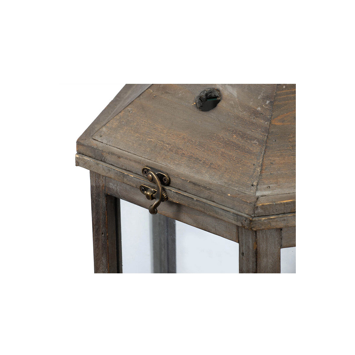 Graca 11.5 inch Natural Outdoor Lantern, Set of 2