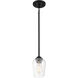 Shyloh 1 Light 4.88 inch Coal Pendant / Semi Flush Ceiling Light