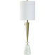 Cameron 34.25 inch 100.00 watt Gold and Marble Table Lamp Portable Light