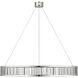 Chapman & Myers Iterna LED 40 inch Polished Nickel Ring Chandelier Ceiling Light