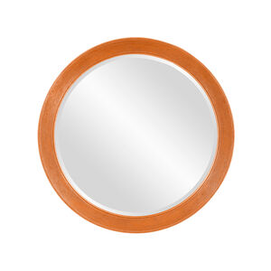 Virginia Glossy Orange Wall Mirror