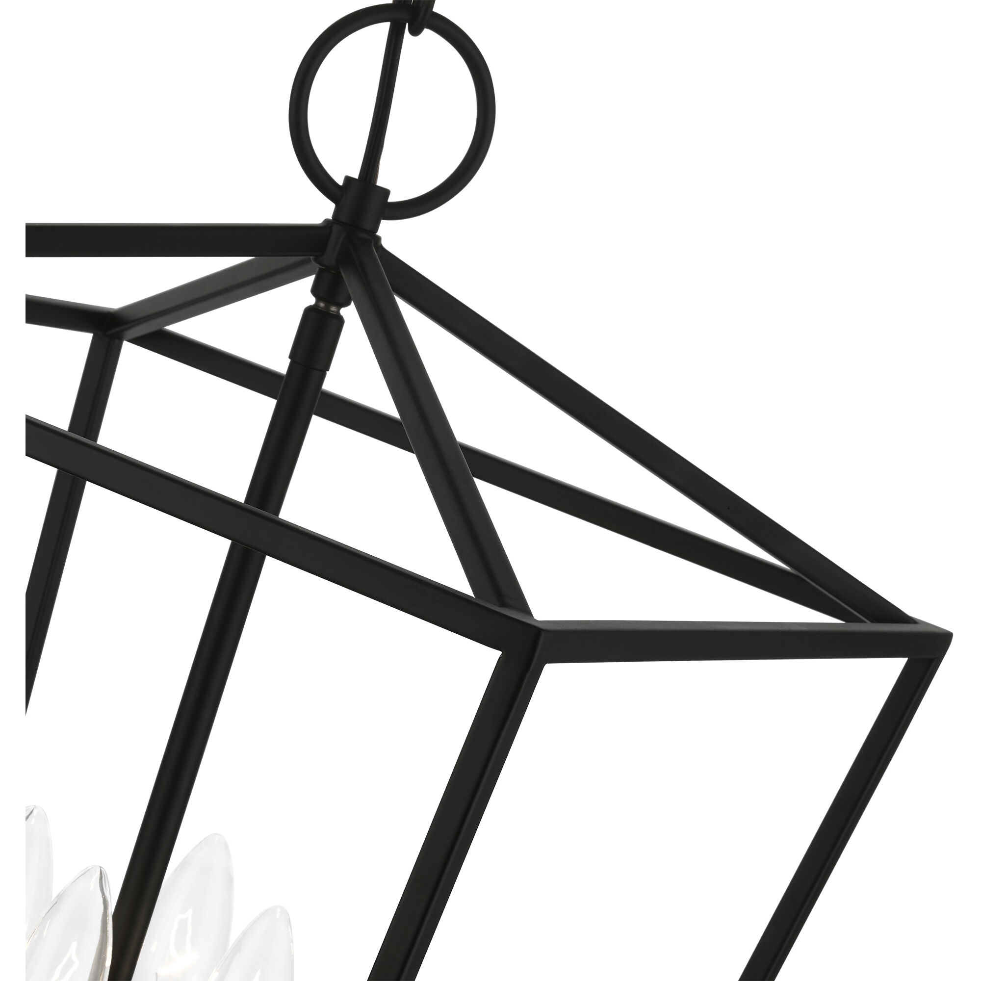 Devone 4 Light 15 inch Black with Brushed Nickel Accents Chandelier Ceiling Light