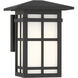 Grydton 1 Light 10 inch Dark Matte Black Outdoor Wall Lantern