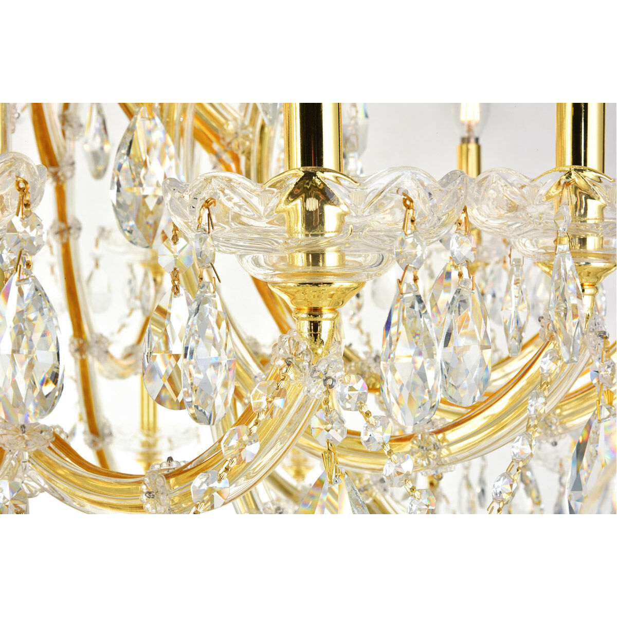 Maria Theresa 84 Light 96 inch Gold Chandelier Ceiling Light in Clear, Royal Cut 
