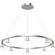 Dune LED 33.25 inch Brushed Nickel Chandelier Ceiling Light