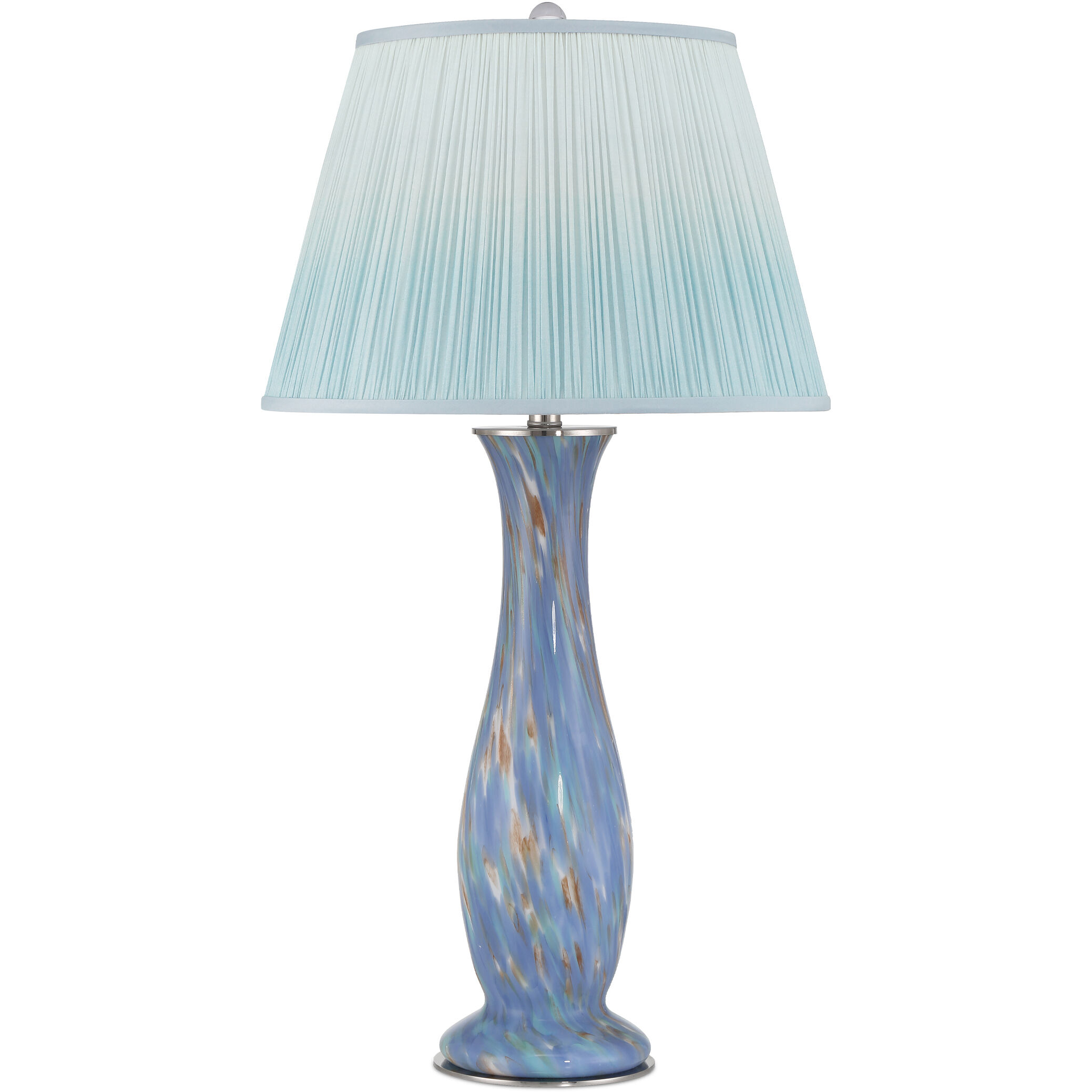 Lapis 31.5 inch 150.00 watt Blue/Pale Brown Table Lamp Portable Light