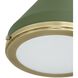 Doyle 1 Light 12.75 inch Natural Brass Pendant Ceiling Light