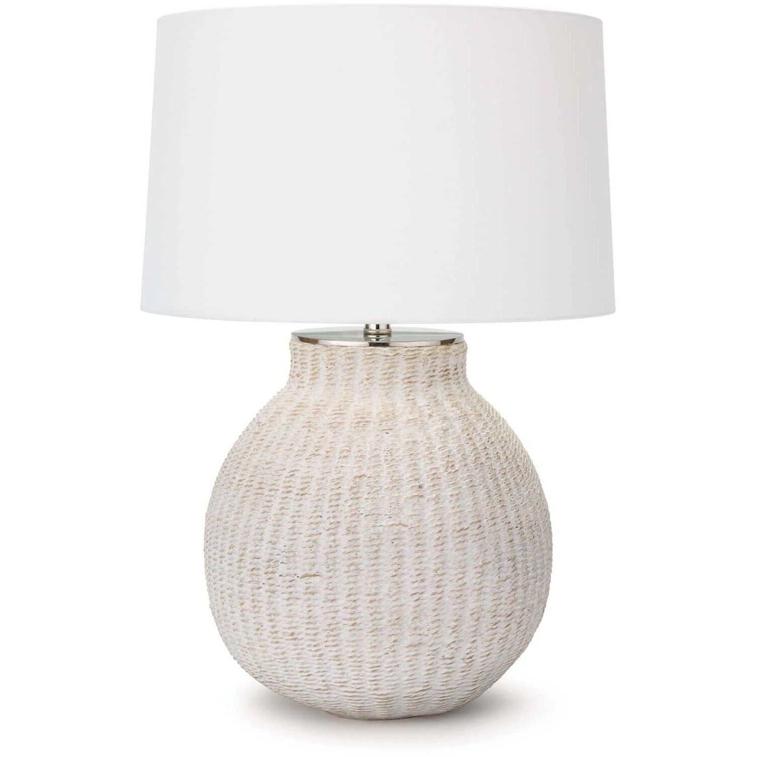Hobi 26.5 inch 150.00 watt White Table Lamp Portable Light