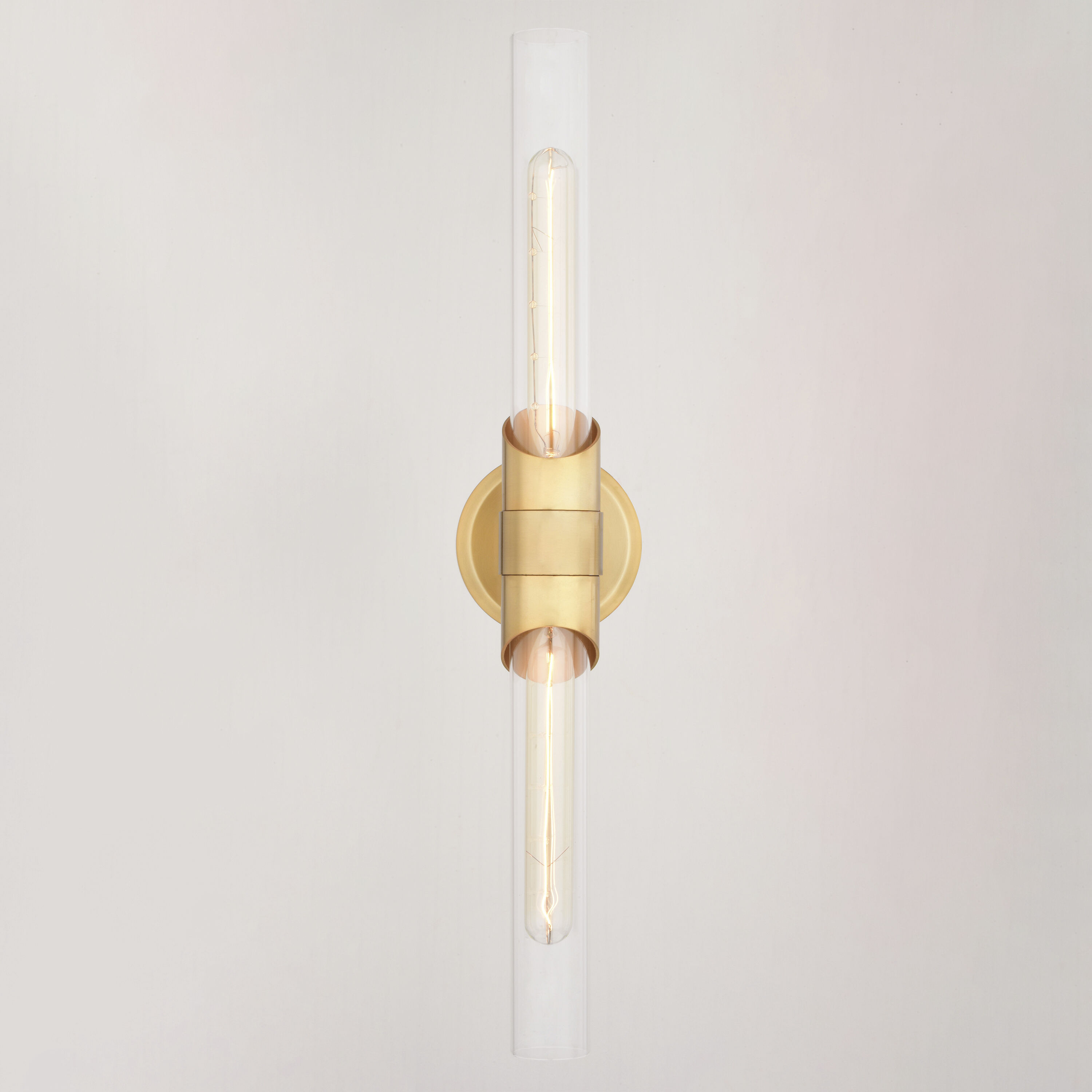 Webster LED 4.75 inch Natural Brass Bathroom Light Wall Light