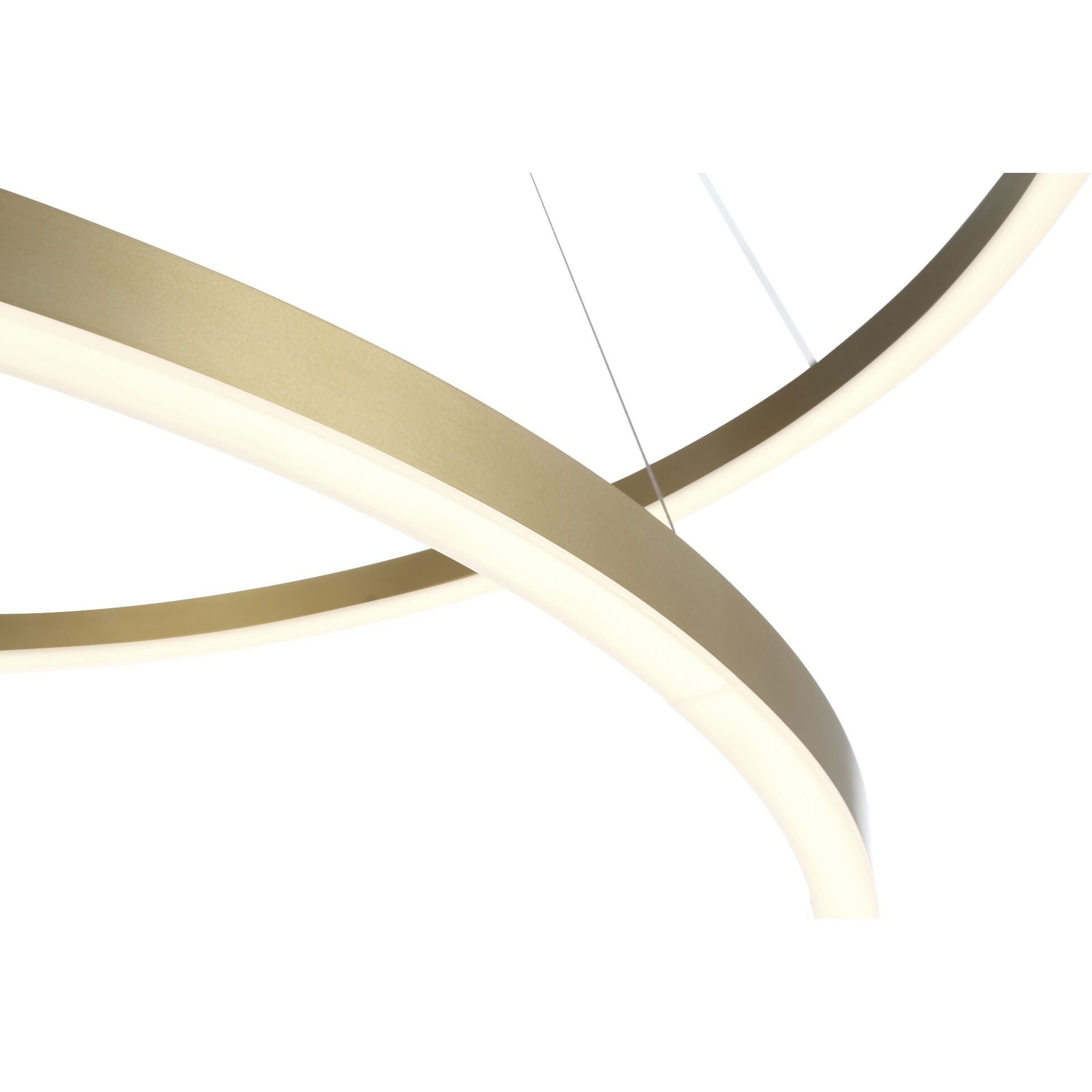 Spunto LED 60.75 inch Gold Chandelier Ceiling Light