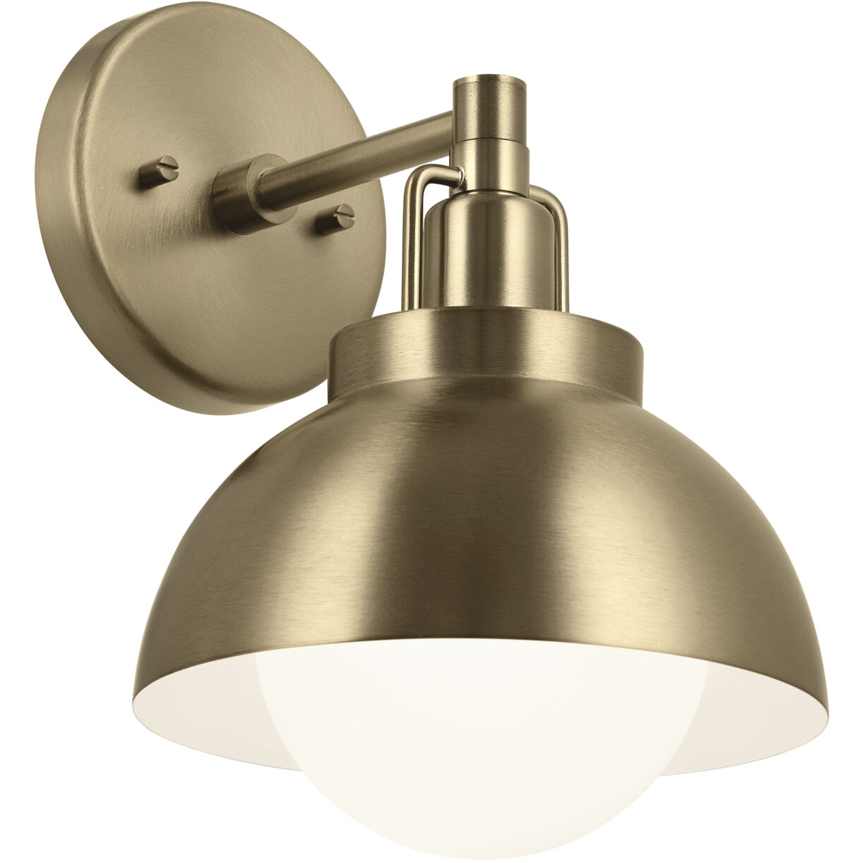 Niva LED 8 inch Champagne Bronze Semi Flush Mount Ceiling Light