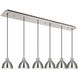Chroma Multi Pendant Ceiling Light in Brushed Nickel