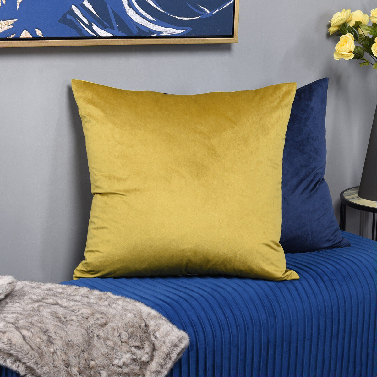 Dann Foley 24 inch Gold Decorative Pillow