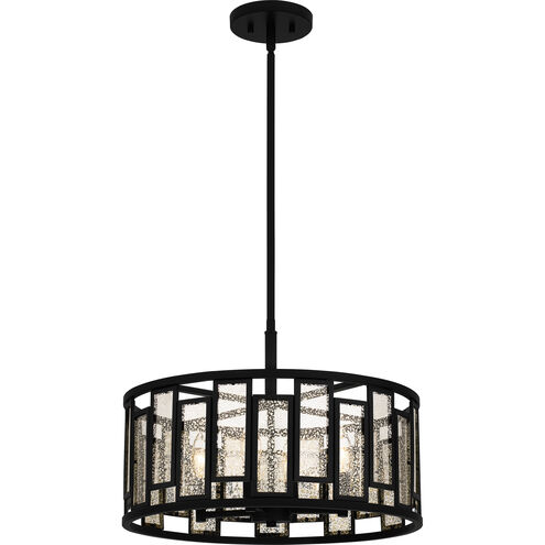 Bankston 4 Light 18 inch Matte Black Pendant Ceiling Light
