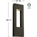 Atlantis LED 36 inch Bronze Outdoor Wall Mount Lantern, Extra Large