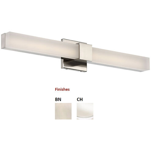 Esprit LED 26 inch Chrome Bath Vanity & Wall Light, dweLED