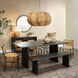 Arc 78.75 X 29.5 inch Black Dining Table