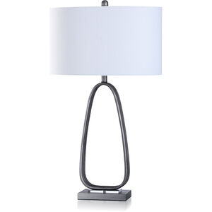 Askel 32 inch 100.00 watt Silver Table Lamp Portable Light