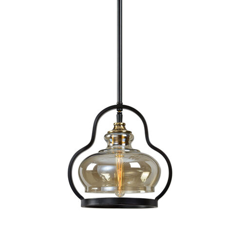 Cotulla 1 Light 12 inch Aged Black Mini Pendant Ceiling Light