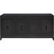 Sunset Harbor 68 X 18 inch Checkmate Black with Black Credenza
