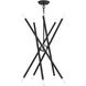Soho 10 Light 28 inch Black Medium Chandelier Ceiling Light