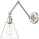 Z-Lite Gayson 1 Light 7.75 inch Brushed Nickel Wall Sconce Wall Light 348S-BN - Open Box