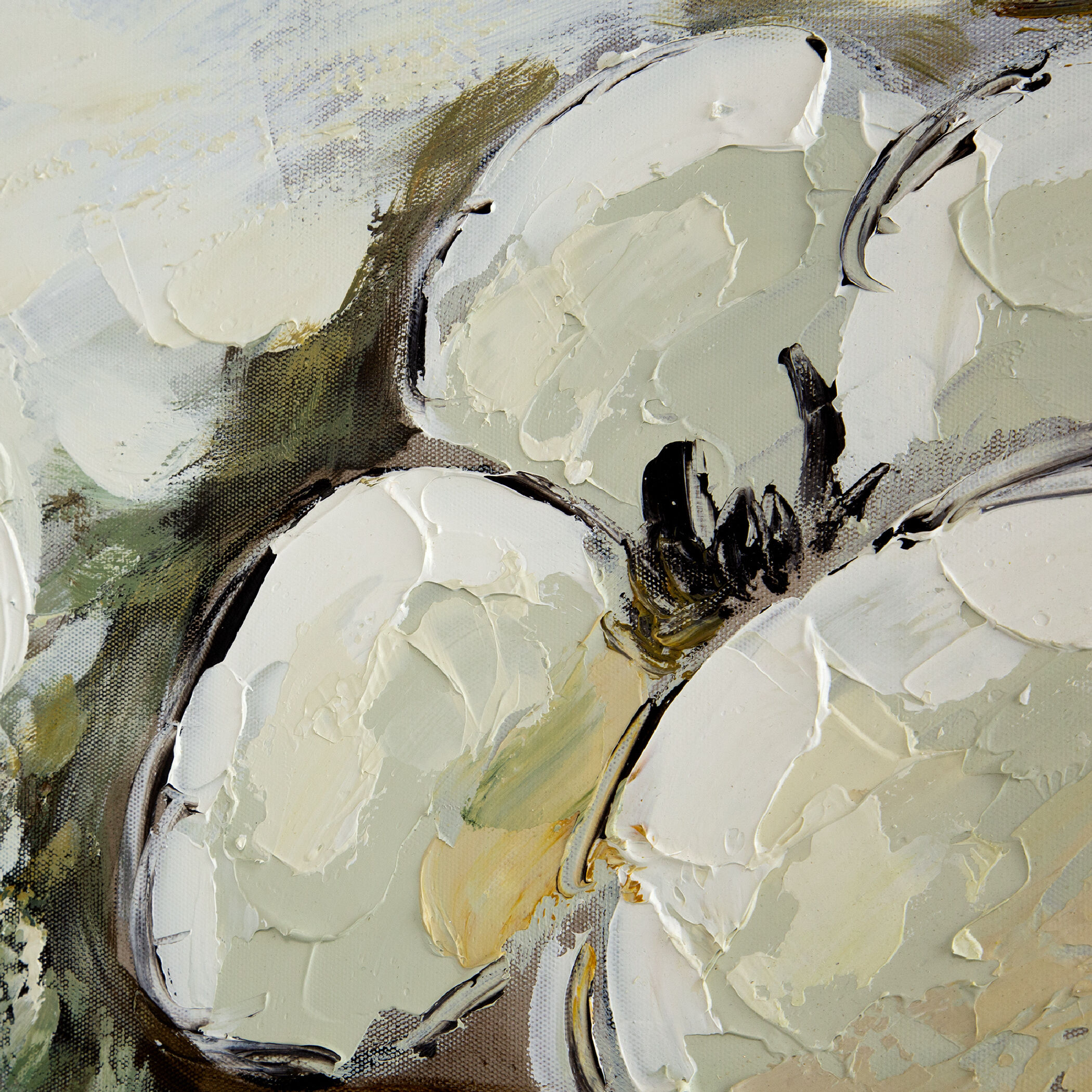 Claudia's Natural/Cream/Green Wall Art