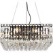 Maxime 12 Light 20 inch Black and Clear Chandelier Ceiling Light in Royal Cut