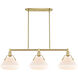 Luna LED 41.75 inch Satin Brass Island Light Ceiling Light