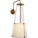 California 1 Light 24 inch Antique Brass Wall Sconce Wall Light