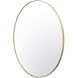 Tablet Gold Wall Mirror